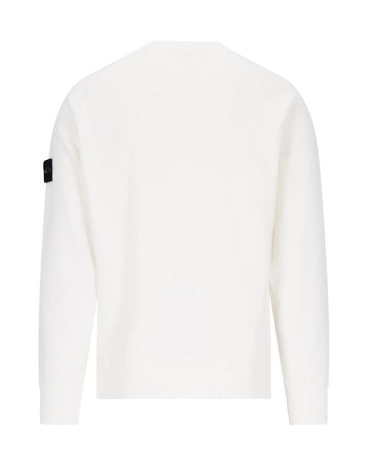 Stone Island White Sweaters for men