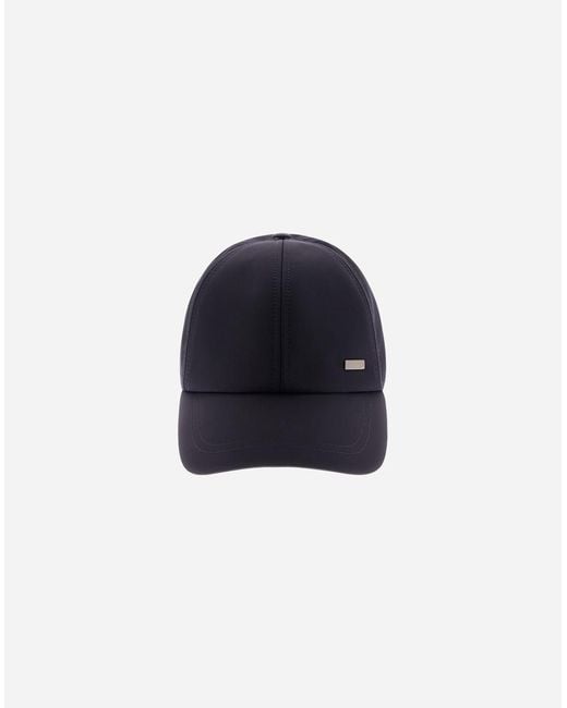 Herno Blue "Byron" Trucker Cap for men
