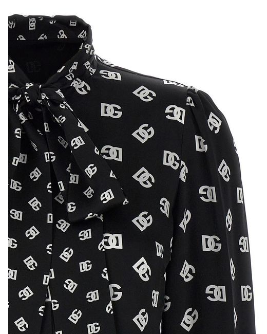 Dolce & Gabbana Black Silk Shirt