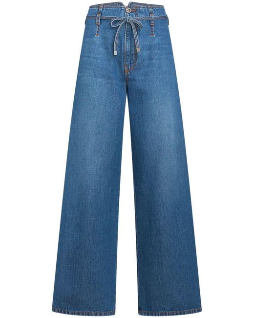 Etro Blue High Waisted Jeans