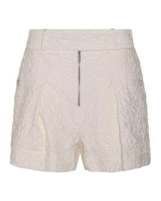 Jil Sander White Shorts