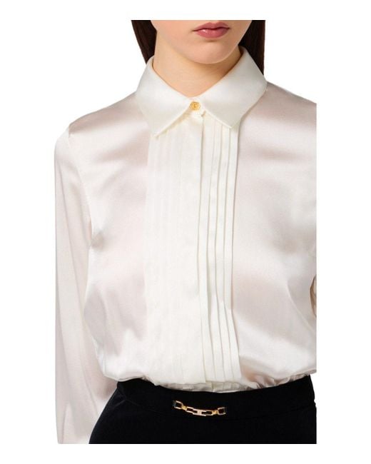 Elisabetta Franchi Black Carpet Ivory And Dress