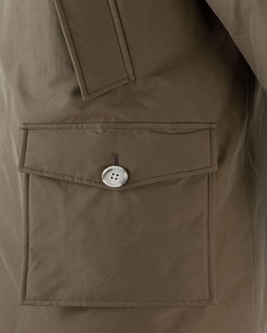 Woolrich Brown Arctic Parka With Removable Fur for men