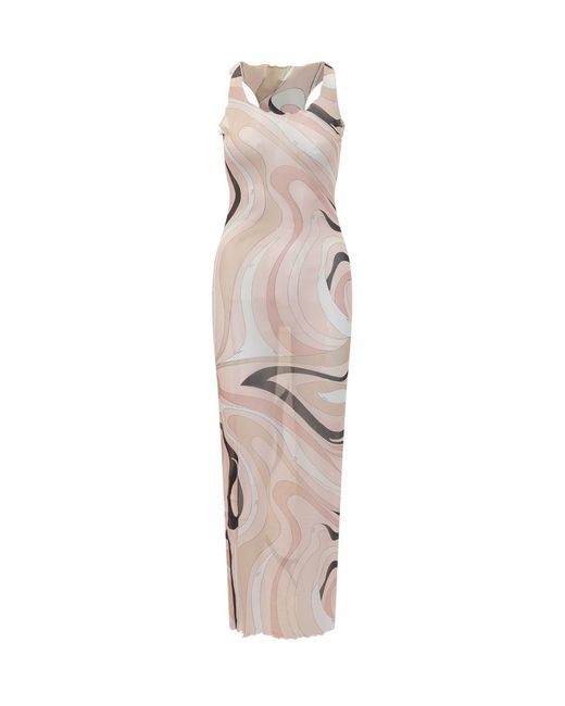 Emilio Pucci Natural Dress-Tulle