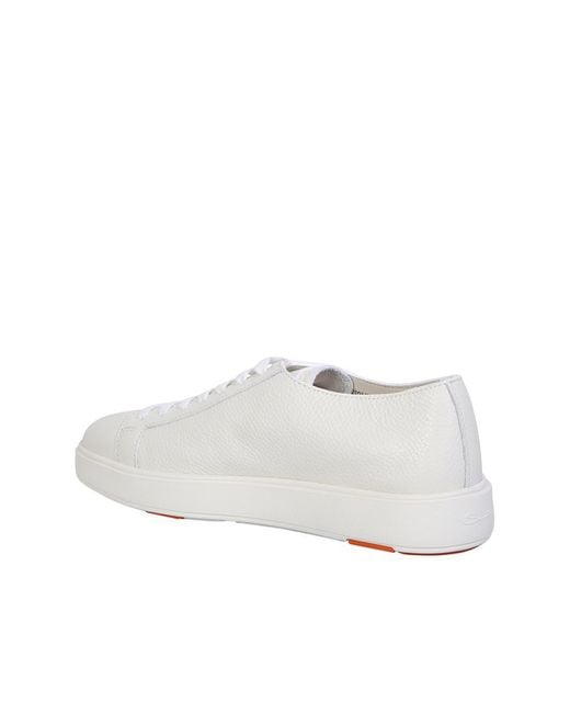 Santoni White Sneakers for men