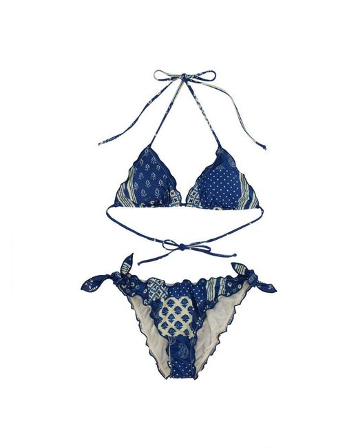 Mc2 Saint Barth Blue "Sarius" Bikini Swimsuit