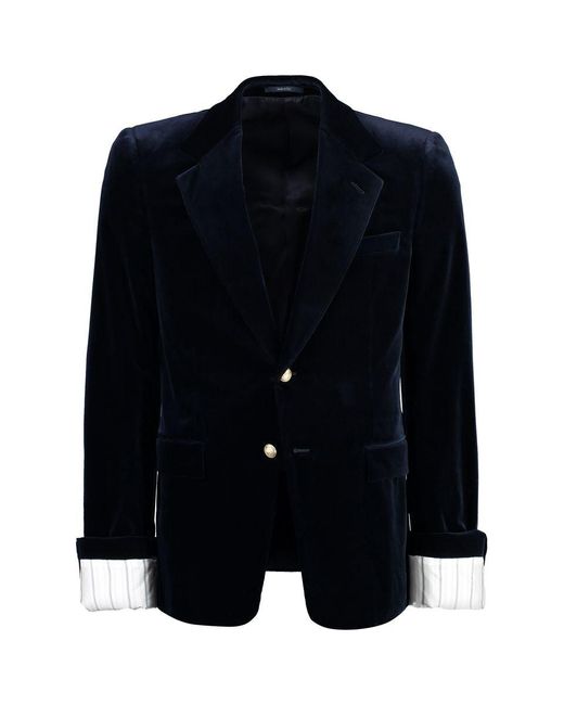 Gucci Blue Single-breasted Jacket for men