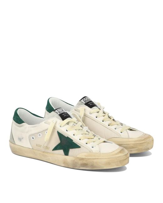 Golden Goose Deluxe Brand White "Super-Star Penstar" Sneakers for men