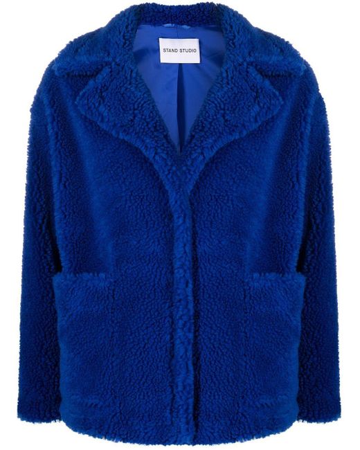 Stand Studio Wool Stand Jackets Blue | Lyst