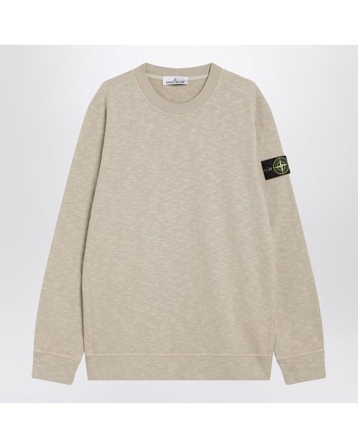 Stone Island Natural Desert-Coloured Sweatshirt for men