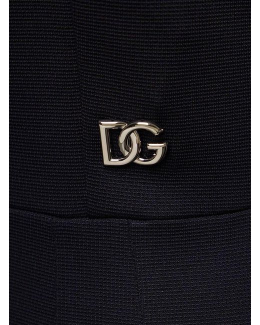 Dolce & Gabbana Black Logo Dress