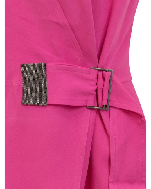 Fabiana Filippi Pink Top With Detail