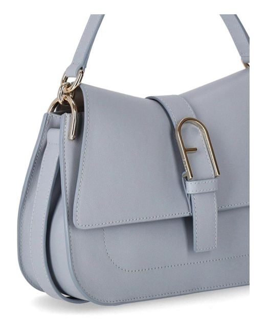 Furla Gray Flow Mini Nuvola Handbag