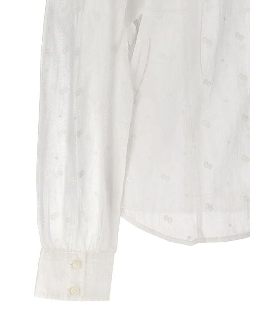Isabel Marant White 'Terzali' Shirt
