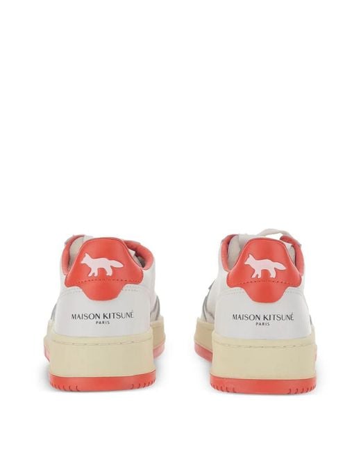 Autry White Medalist Low Kitsune Wht