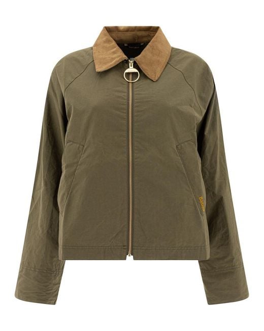 Barbour Green "Catlin" Waterproof Jacket