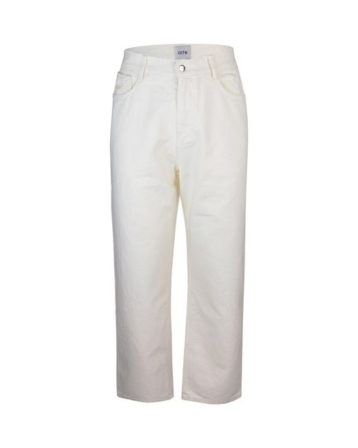 Arte' White Pants for men
