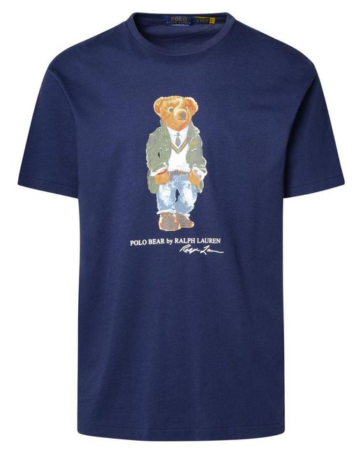 Polo Ralph Lauren Blue Cotton T-Shirt for men