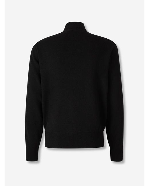 Palm Angels Black Jacket With Embroidered Logo for men
