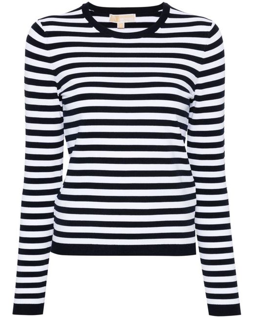 Michael Kors Blue Striped T-shirt