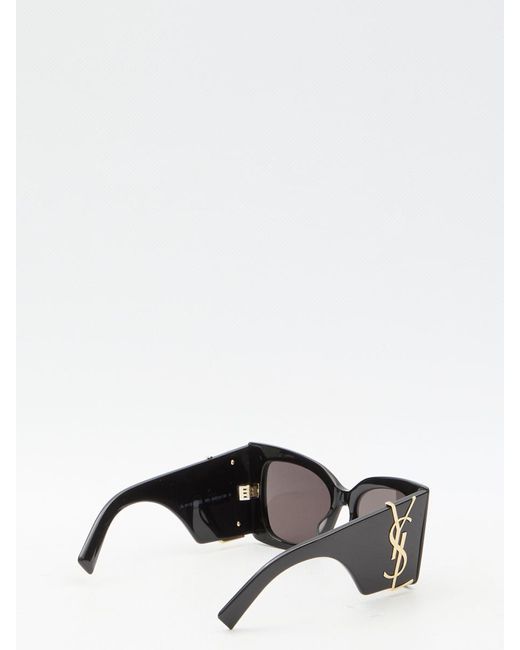 Saint Laurent Gray Sl M119 Blaze Sunglasses