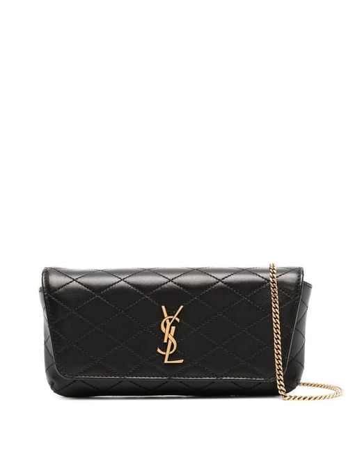Saint Laurent Black "Gaby" Crossbody Bag