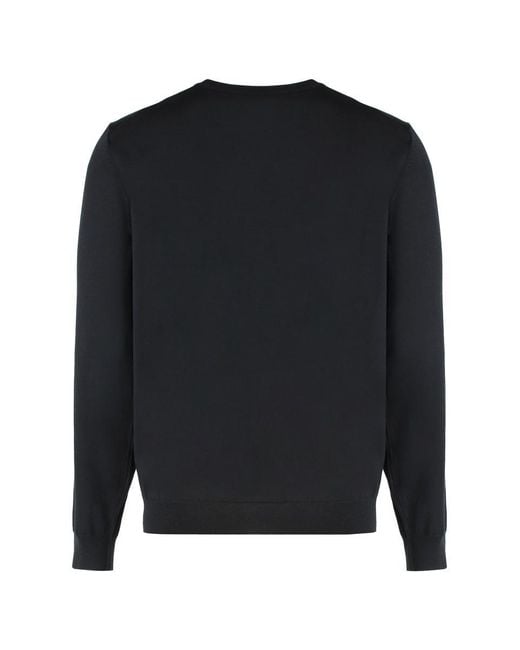 Boss Black Virgin Wool Crew-neck Sweater for men