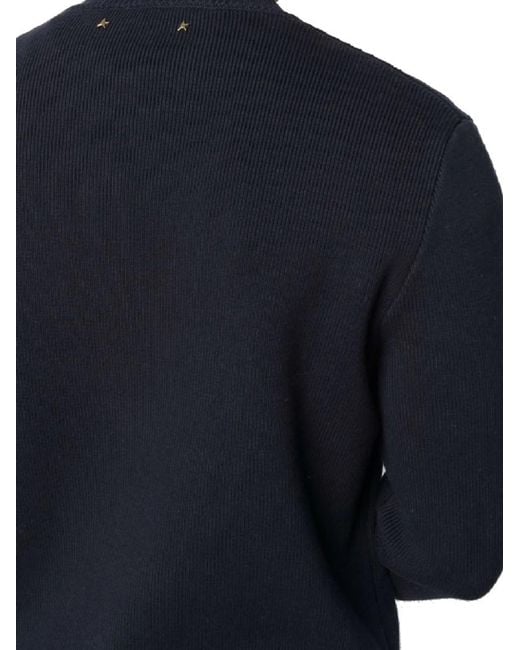 Golden Goose Deluxe Brand Blue Sweaters for men