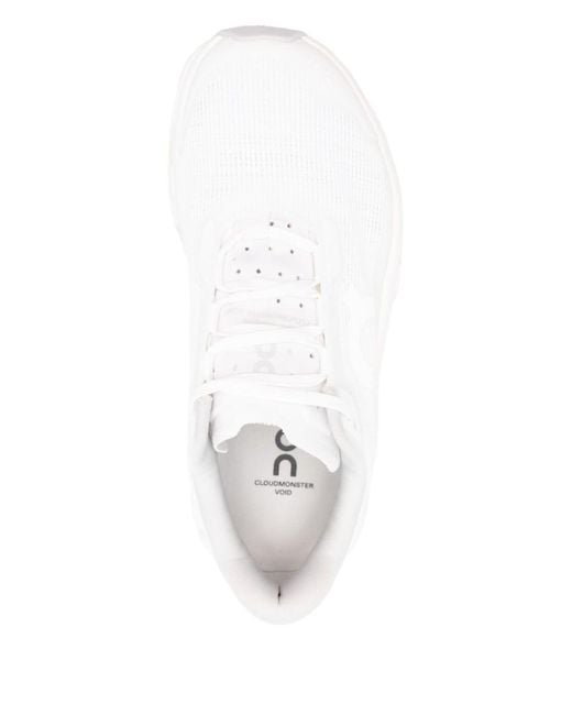 On Shoes White Cloudmonster Void Sneakers