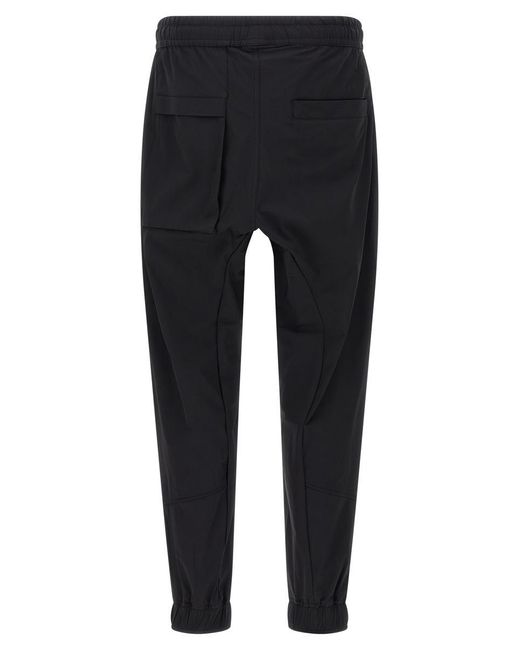 Thom Krom Black Technical Fabric Joggers for men