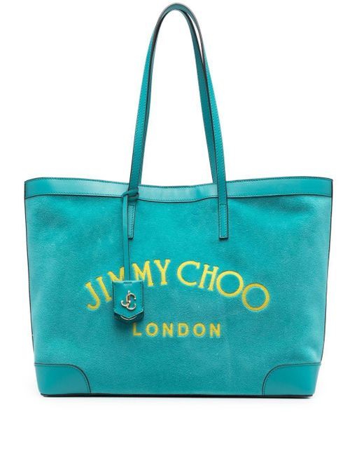 Jimmy Choo Leather Bags.. Clear Blue | Lyst