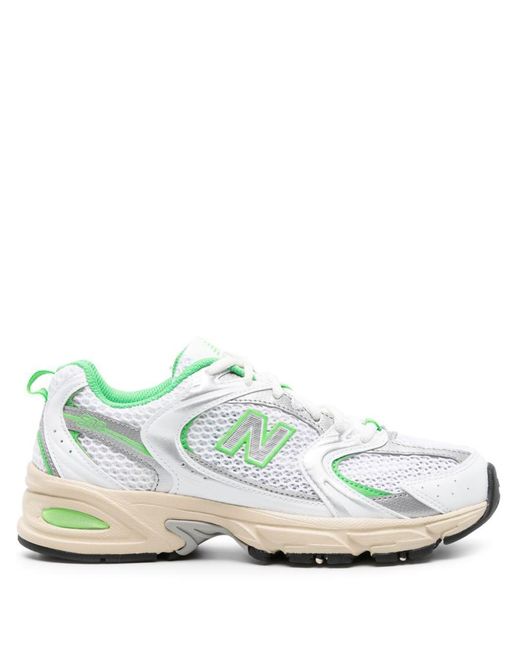New Balance White 530 Shoes for men
