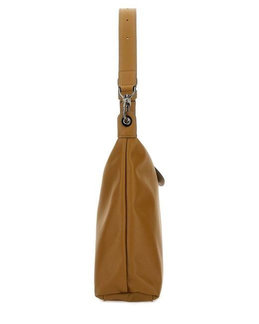 Longchamp Brown "Le Pliage Xtra M" Hobo Bag