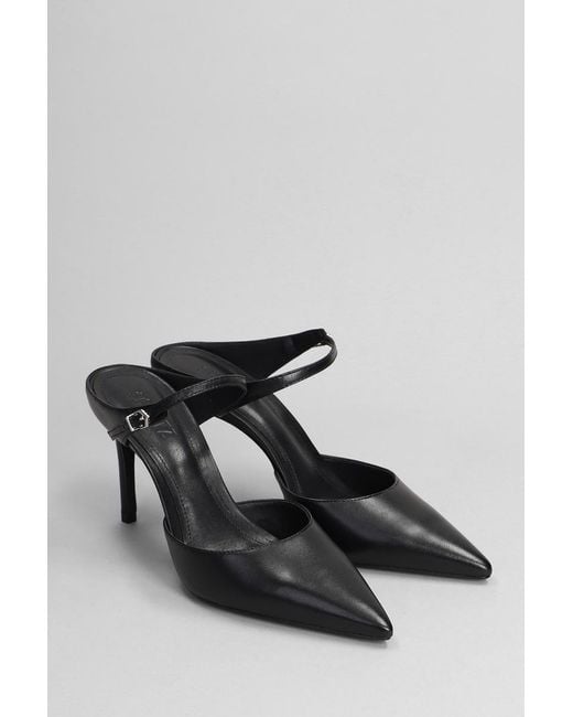 SCHUTZ SHOES Black Laura Mule Slipper-Mule