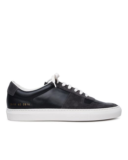 Common Projects Black 'Bball Duo' Leather Sneakers for men