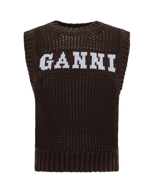 Ganni Black Knitwear