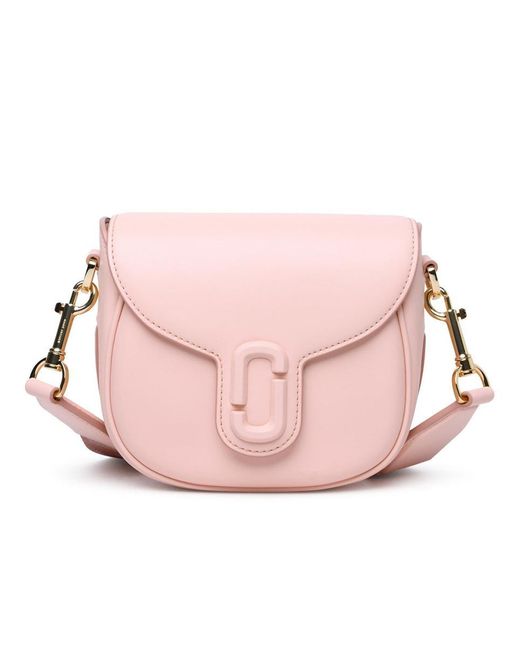 Marc Jacobs Pink 'J Marc' Small Leather Bag
