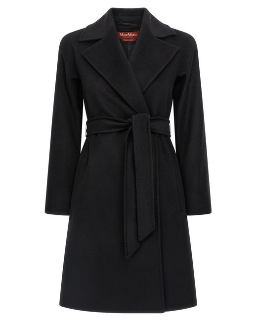 Max Mara Black 'Dravenna' Coat