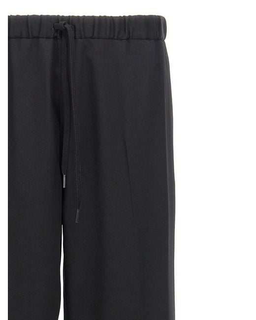 MM6 by Maison Margiela Black Wool Pants for men
