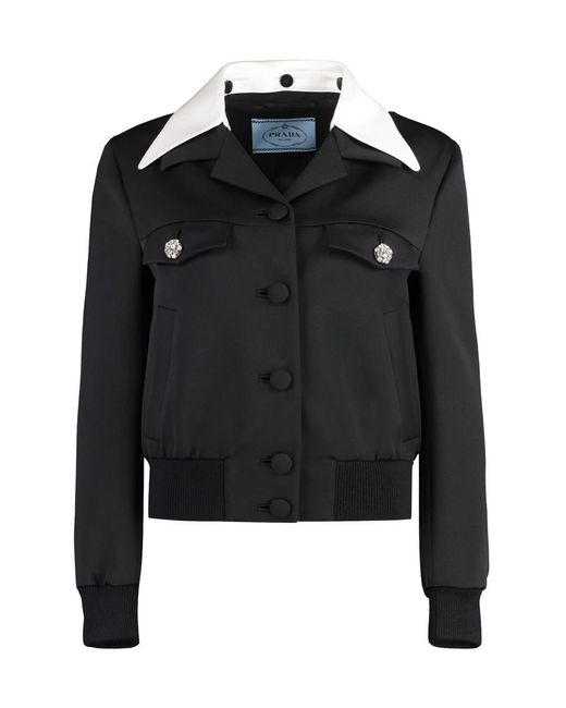 Prada Black Wool Blazer