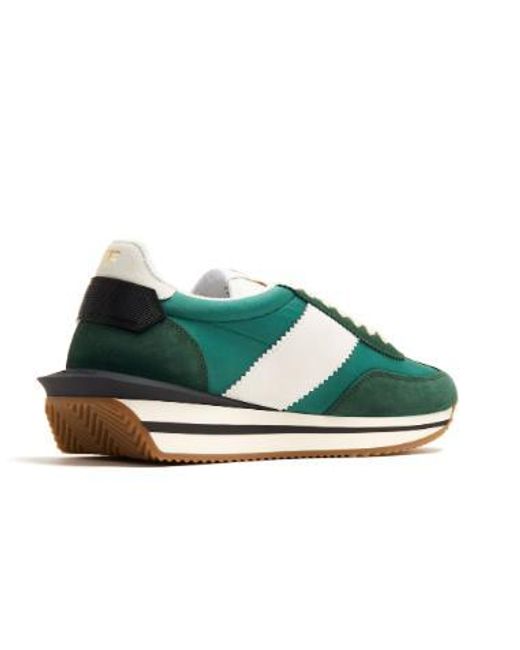 Tom Ford Green Flat Shoes for men