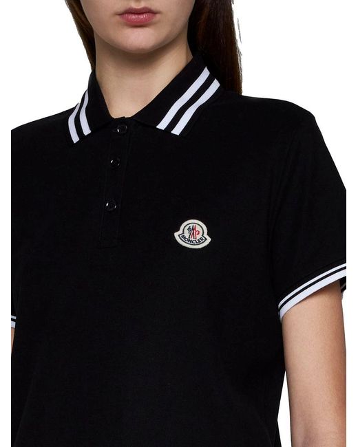 Moncler Black T-shirts And Polos