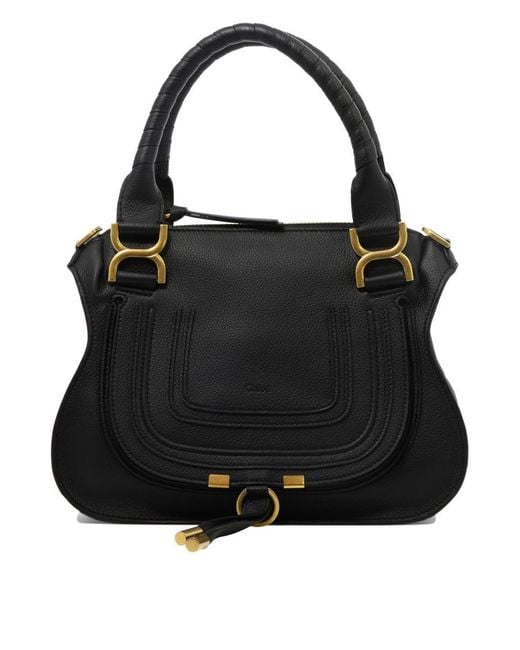 Chloé Black "marcie Small" Handbag