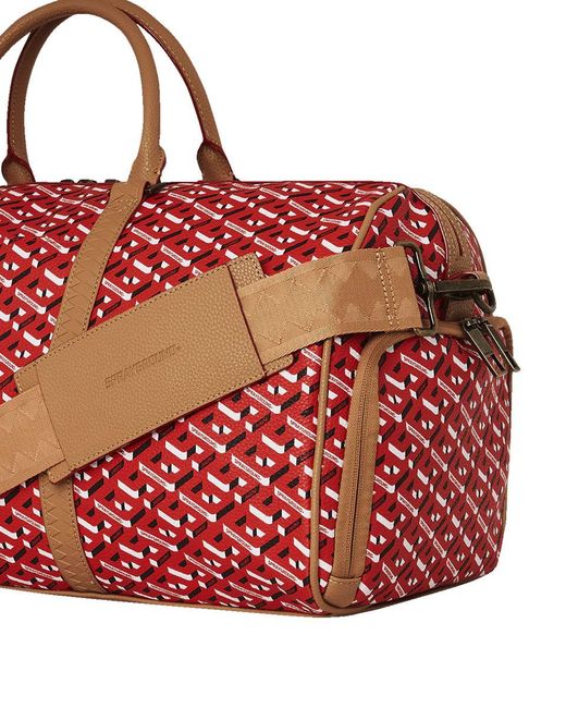 Sprayground Red Duffle Bag