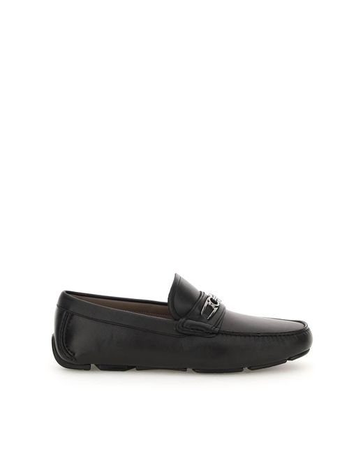 Ferragamo Leather Gancini Drivers in 