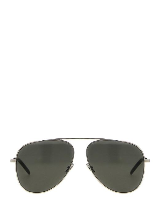 Saint Laurent Gray 'sl 800' Sunglasses