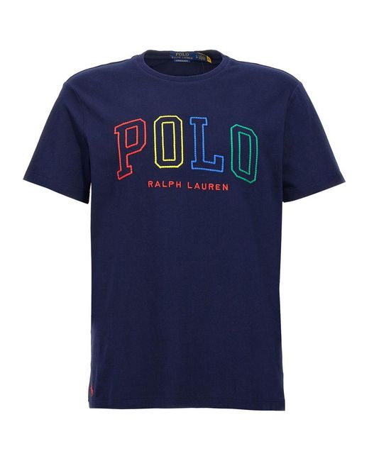 Polo Ralph Lauren Blue Logo T-shirt for men