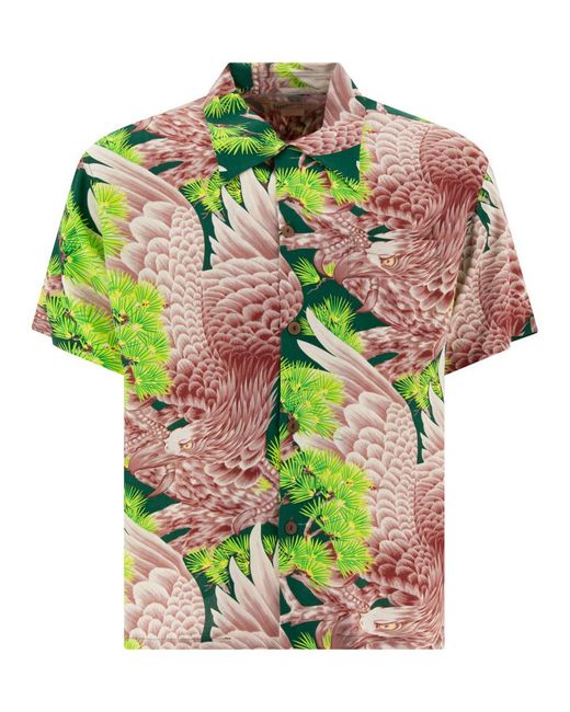 Sun Surf Green "Taka Master Of The Run" Shirt for men