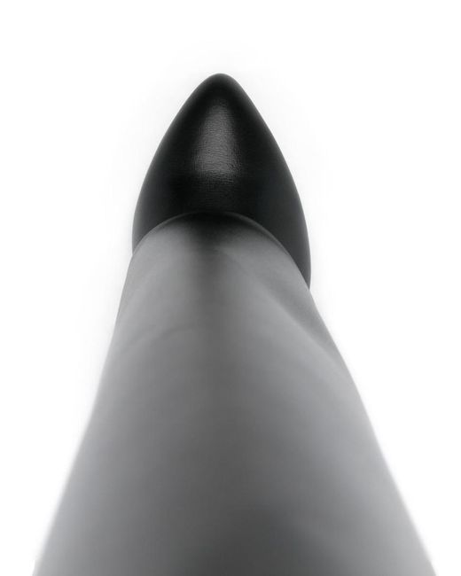 Givenchy Black Shark Lock Leather Boots