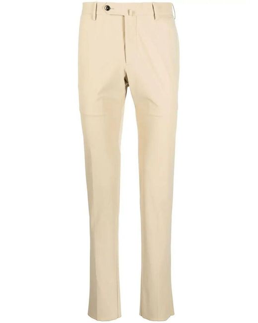 PT01 Natural Organic Kitenic Summer Fabric Slim Flat Front Pants Clothing for men